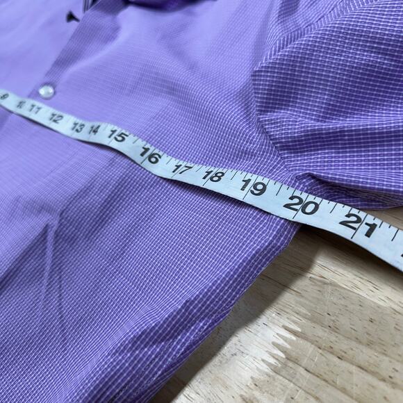 Boss Hugo Boss Men's Purple Jesse Button Down Dress Shirt Size 38 / 15 NWT - Picture 11 of 12